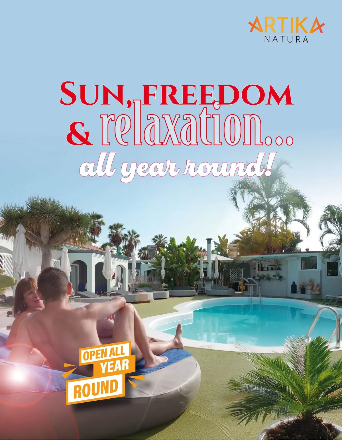 Disfruta todo el año de unas vacaciones naturistas en Gran Canaria