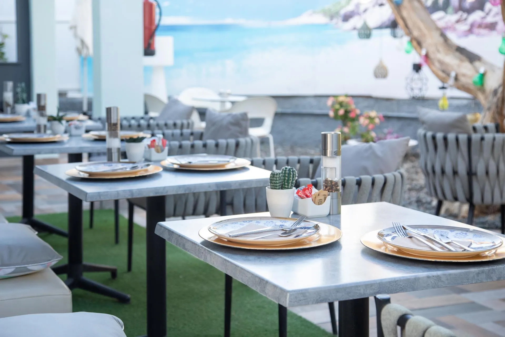 Ontbijtrestaurant bij Artika Natura naturistenresort Maspalomas Gran Canaria