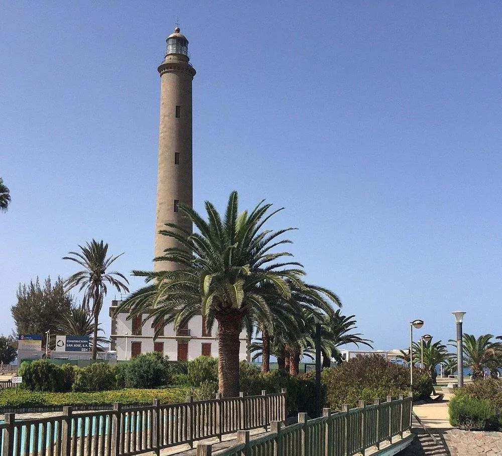 De vuurtoren van Meloneras